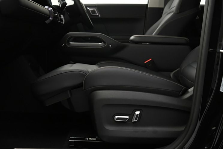 Front passenger seat cushion.